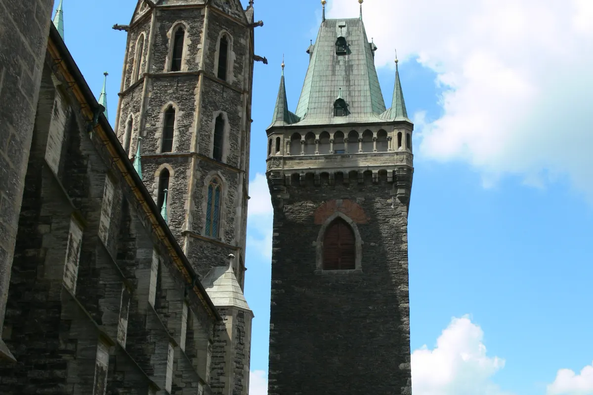 Zvonice u chrámu sv. Bartoloměje v Kolíně